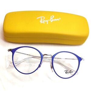 Ray-Ban Youth Eyeglass Frames NWOT Purple/Silver Retro Look 43 18 130
